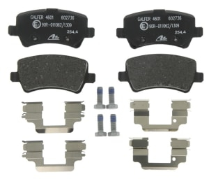 Piese auto aftermarket - SET PLACUTE FRANA SPATE ATE13.0460-2736.2