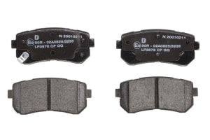 Piese auto aftermarket - SET PLACUTE FRANA SPATE DELPHI LP3576