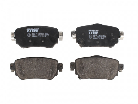 Piese auto aftermarket - SET PLACUTE FRANA SPATE TRW GDB3617
