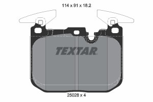 Piese auto aftermarket - SET PLACUTE FRANA TEXTAR 2502801