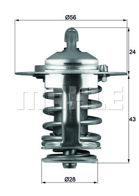 Piese auto aftermarket - TERMOSTAT LICHID RACIRE BEHR BTX7082