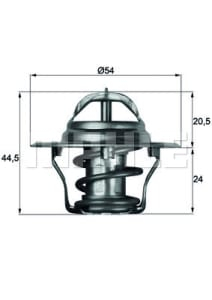 Piese auto aftermarket - TERMOSTAT LICHID RACIRE MAHLE TX487D