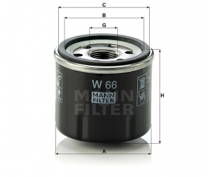 Filtre - FILTRU ULEI MANN W66