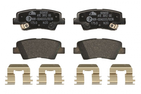 Piese auto aftermarket - SET PLACUTE FRANA SPATE ATE 13.0460-5650.2