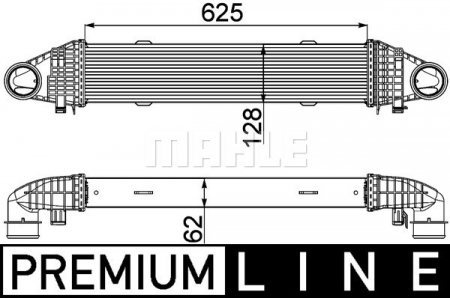 Piese auto aftermarket - INTERCOOLER MAHLE/BEHR MHCI358000P