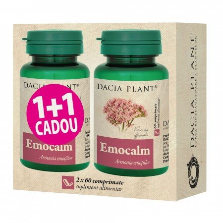 Emocalm 60 comprimate 1+1 CADOU Dacia Plant [1]