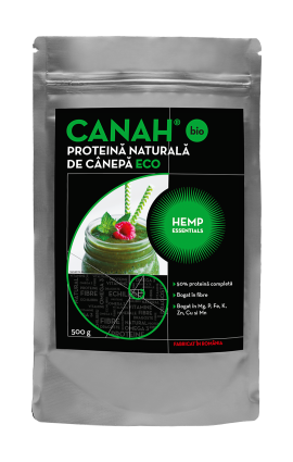 Pudra Proteică de cânepă Hemp Essentials 500 G Canah [1]
