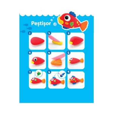Plastilină elastică Mini Clay ICLAY AMOS - PEŞTIŞOR 30 gr/cutie [2]