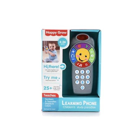 Telefon interactiv de jucărie cu sunete - Learning Phone Happy Grow [2]