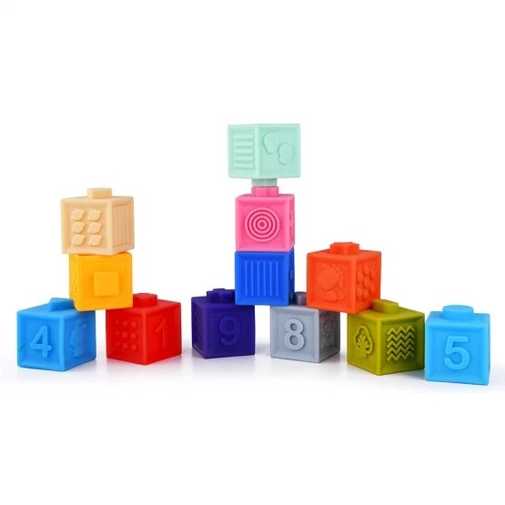 Cuburi moi bebeluși - Stack Squeeze blocks Kaichi [2]