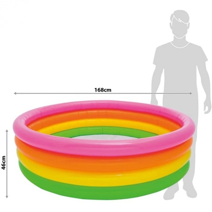 Piscină gonflabilă pentru copii INTEX Sunset Glow 168 cm x 46 cm [3]