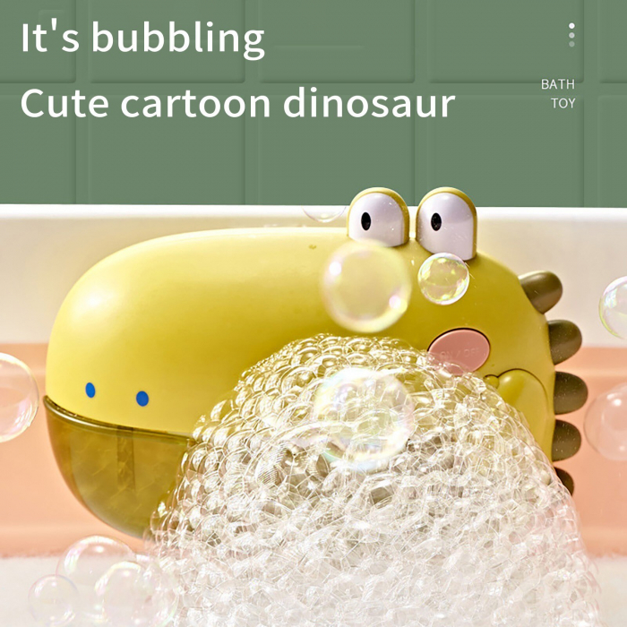 Jucărie de făcut baloane de săpun pentru baie cu sunete design dinozaur [4]