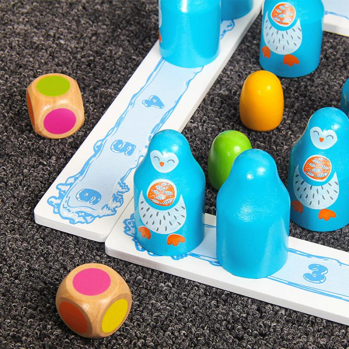 Joc de memorie din lemn PINGUINII - Penguin memory game [7]