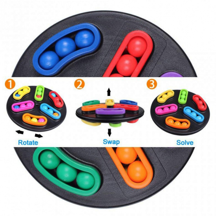 Joc de logică disc rotativ cu 2 fețe - Rotating disk [5]