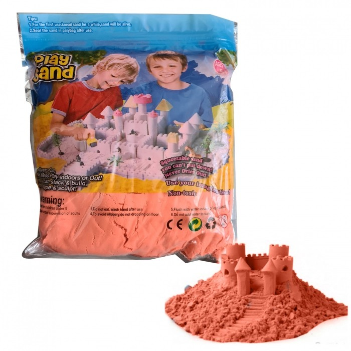 Rezervă nisip kinetic portocaliu - Play sand 1 kg [1]