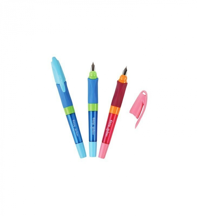 Stilou Easy Writer Fountain Pen Keyroad culoare roz+portocaliu [1]