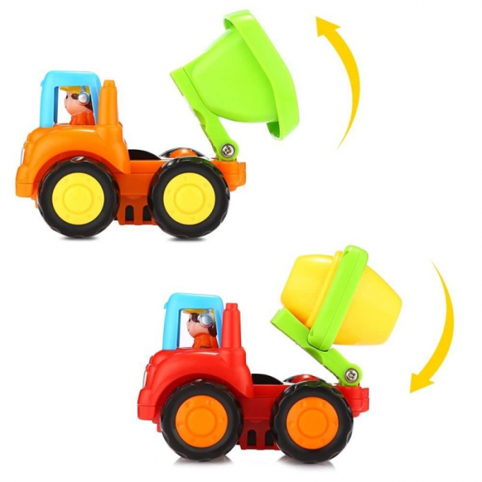 Set mașinuțe utilaje de construcții și munci agricole Hola [6]