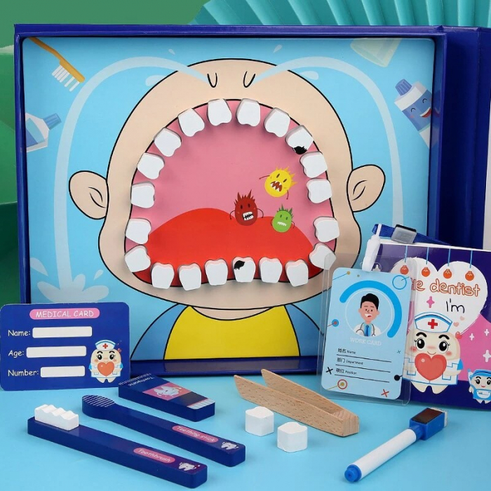 Joc de rol tip carte magnetică Micul dentist - Little Dentist [4]