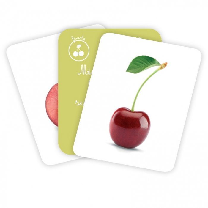 Cărți de joc Montessori -Asocieri LEGUME ȘI FRUCTE [4]