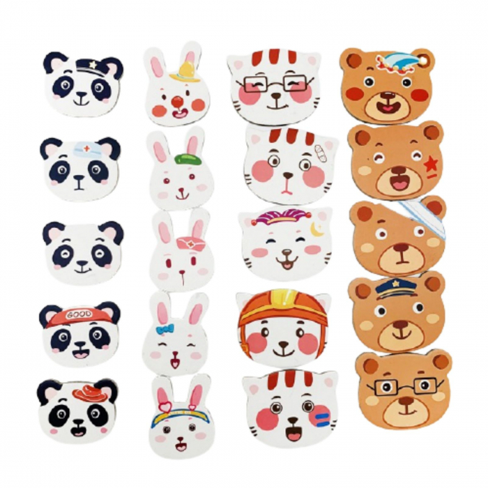 Puzzle Magnetic ÎMBRACĂ ANIMALELE [4]