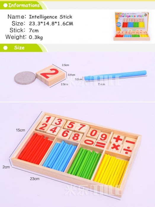 Joc educativ ÎNVAŢĂ MATEMATICĂ- Intelligence stick [4]