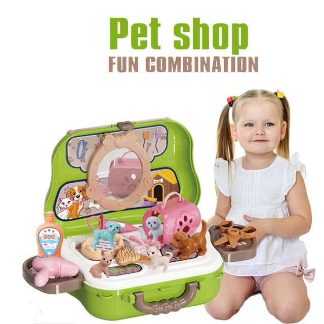 Salon de îngrijire animale 2 în 1 gentuţă - PET SHOP fun combination [2]