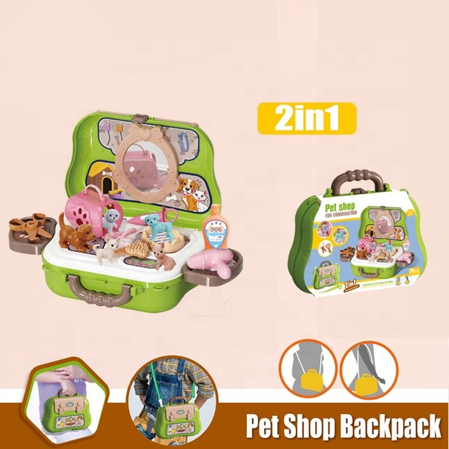 Salon de îngrijire animale 2 în 1 gentuţă - PET SHOP fun combination [4]