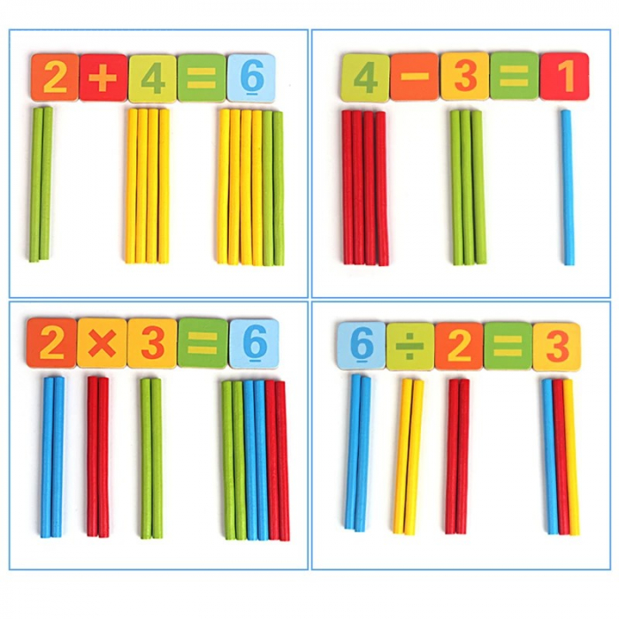 Joc magnetic beţişoare aritmetice ARITHMETIC RODS [5]
