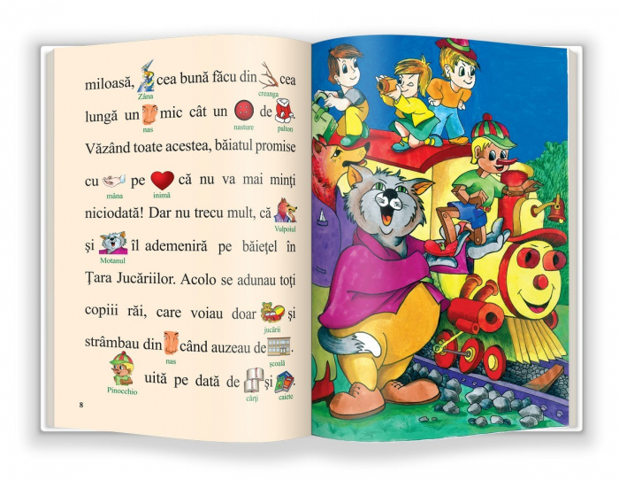 ÎNVĂŢ SĂ CITESC! NIVELUL 1 - Pinocchio [4]
