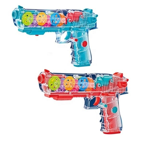PISTOL cu sunete şi lumini cu carcasă transparentă GEAR LIGHT GUN [2]