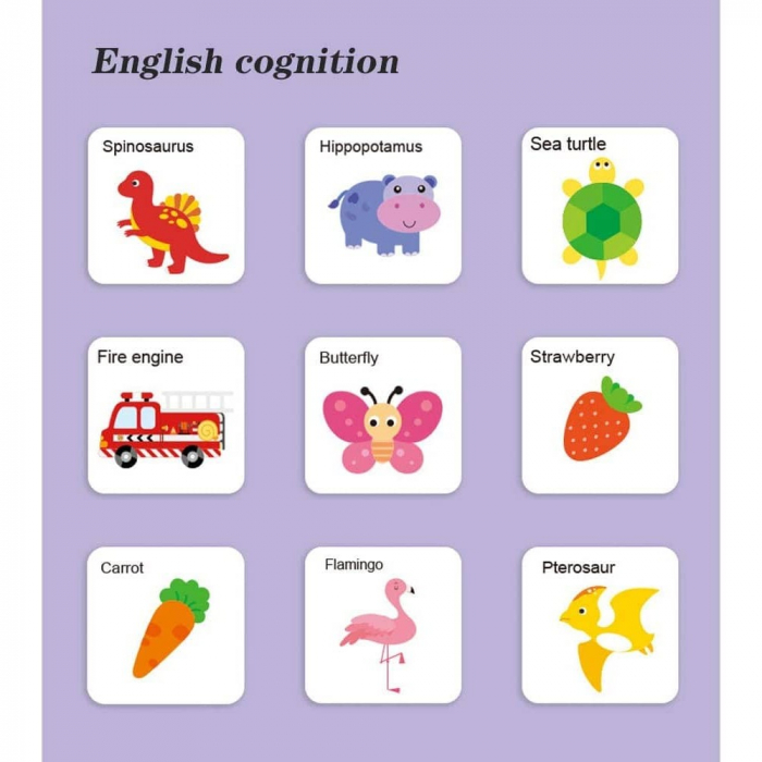 Joc de asociere animale tip puzzle în cutie metalică GUESS WHO I AM [2]