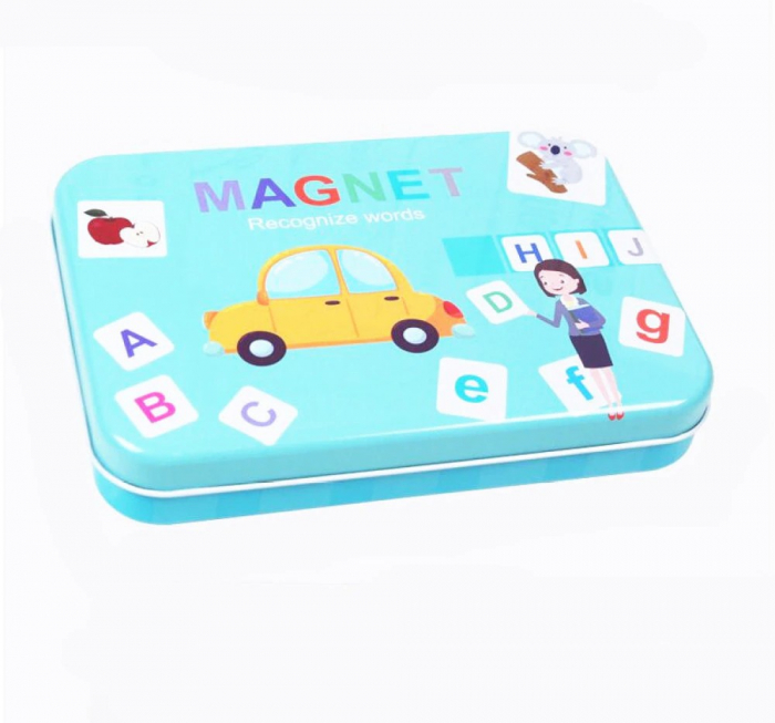 Joc magnetic cu litere RECUNOAŞTE CUVINTELE Magnet Recognize Words [2]