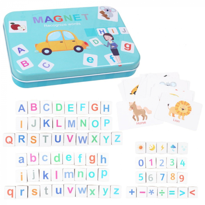 Joc magnetic cu litere RECUNOAŞTE CUVINTELE Magnet Recognize Words [5]