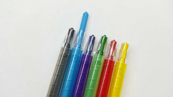 Set 6 creioane cerate FIORELLO Color Twist Crayons [3]