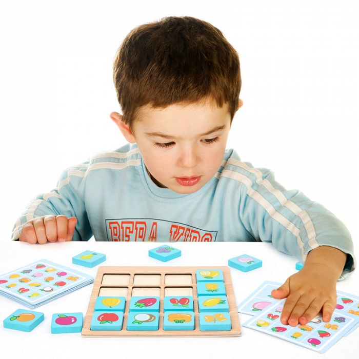 Joc de memorie şi asociere imagini FRUCTE ŞI FORME GEOMETRICE - Instant memory card [3]