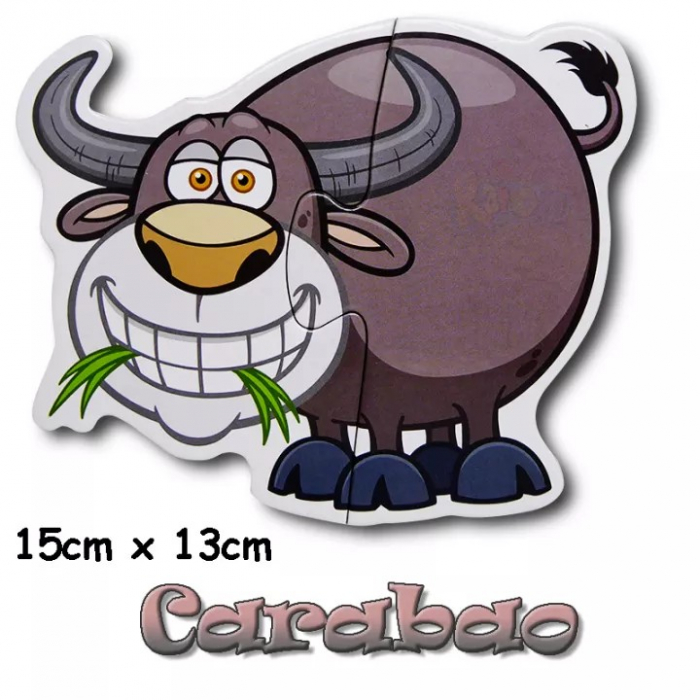 Set 6 puzzle piese mari ANIMALE DE LA FERMA- Farm Yard 6 in a box [7]