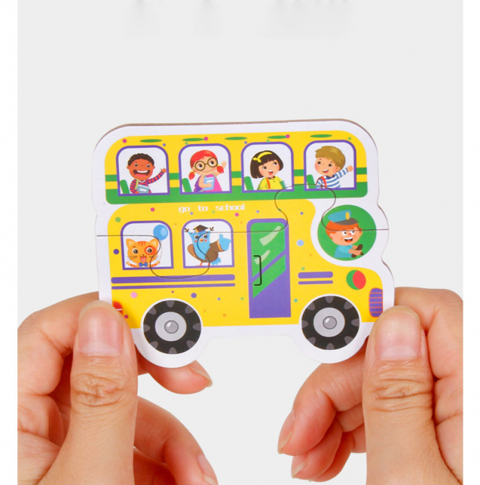 Set 24 puzzle din 2 bucăţi- VEHICULE-MY BEST PUZZLES 24 IN A BOX VEHICLE [3]