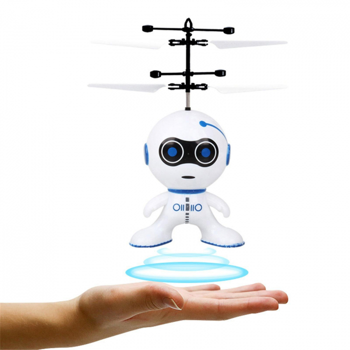 Jucărie interactivă cu lumini robot zburător cu baterie reîncărcabilă - Induction aircraft [2]