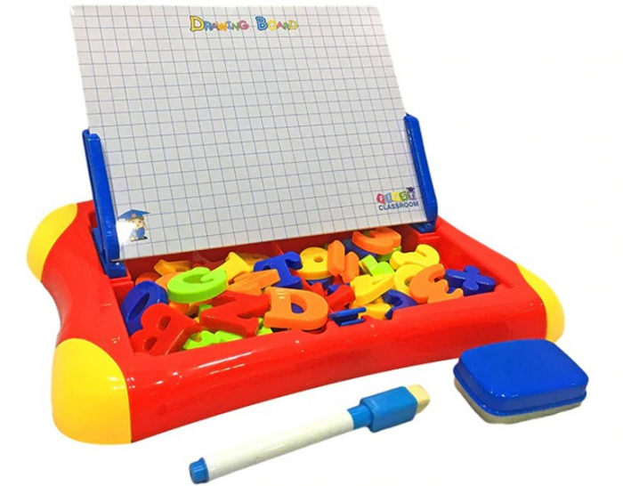 Tăbliţă de desenat, litere magnetice şi tangram magnetic 3 în 1 [3]