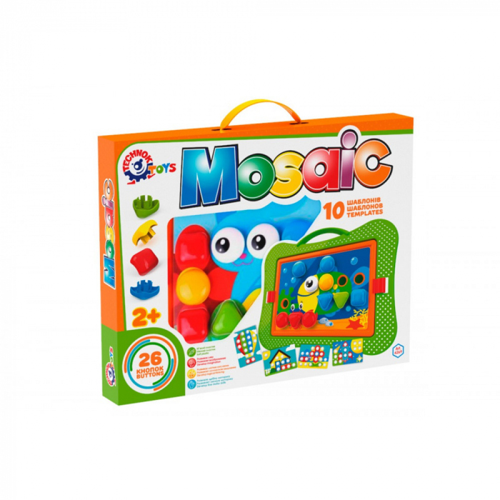 Joc creativ mozaic cu butoni Mosaic Technok [2]