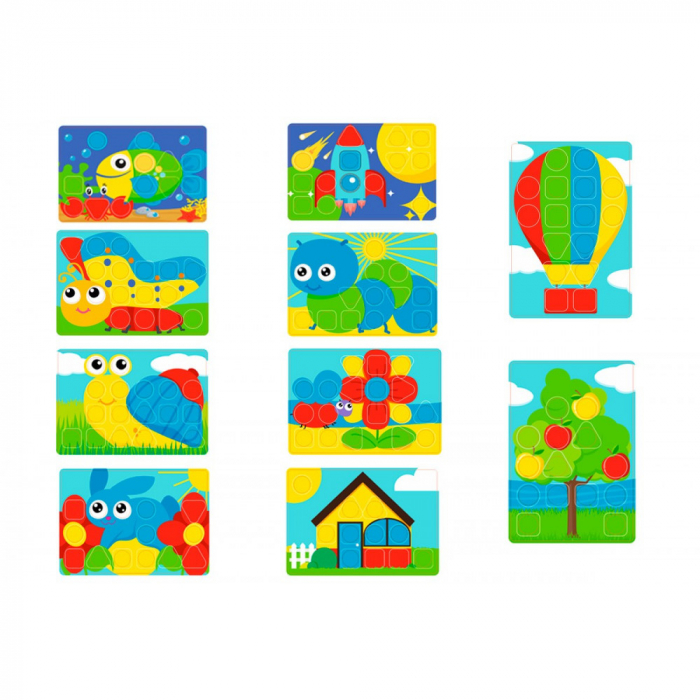 Joc creativ mozaic cu butoni Mosaic Technok [5]