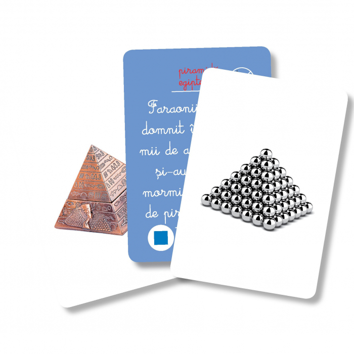 CĂRŢI DE JOC MONTESSORI. Corpuri geometrice [4]