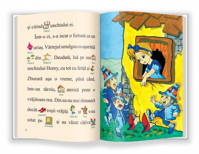 ÎNVĂŢ SĂ CITESC! NIVELUL 1. Vrăjitorul din Oz [4]