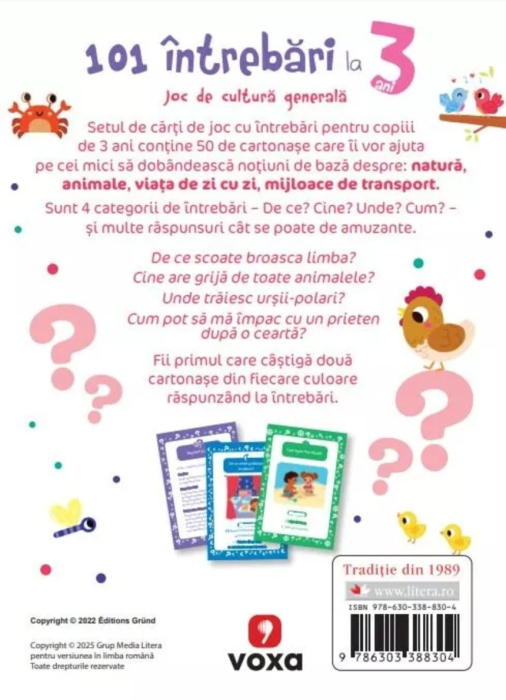 101 intrebari la 3 ani. Joc de cultura generala [3]