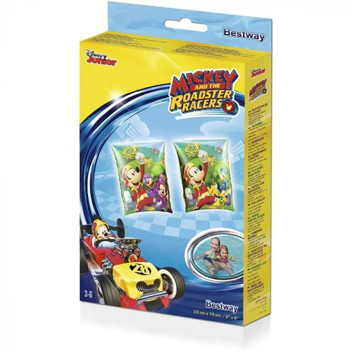 Aripioare inot gonflabile Bestway, Mickey Mouse, 23 x 15 cm [4]