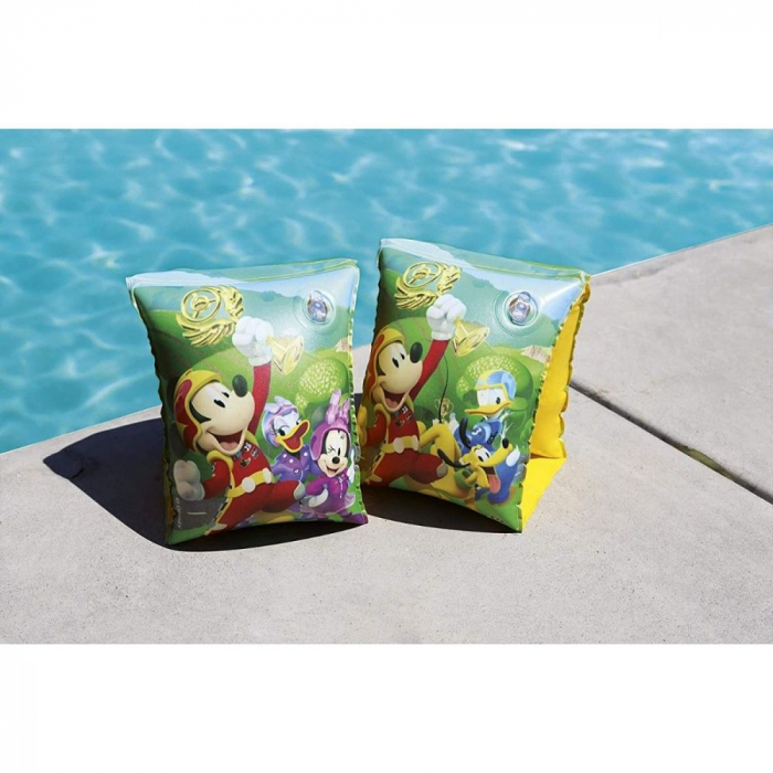 Aripioare inot gonflabile Bestway, Mickey Mouse, 23 x 15 cm [3]
