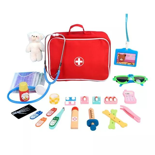 Trusă doctor urgenta din lemn - Simulation Interesting Doctor [2]