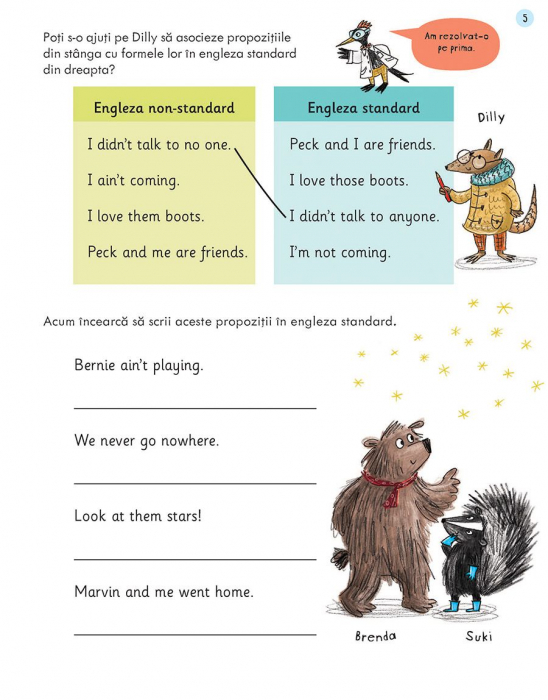 Caiete de activitati. Gramatica si punctuatie 8-9 ani - Limba engleza (Usborne) [3]
