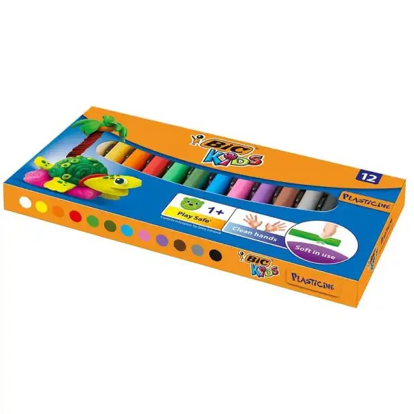 Set plastilina 12 culori BIC Kids [3]