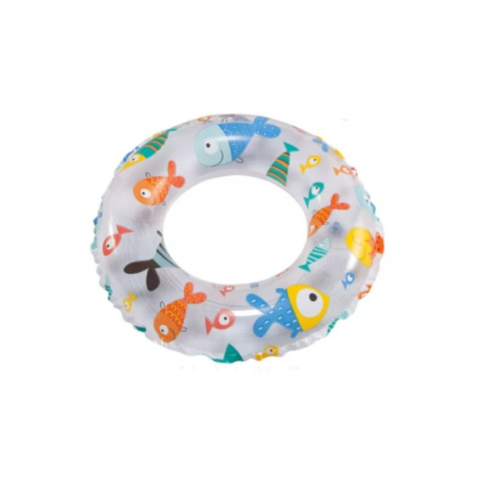 Colac gonflabil inot pentru copii 3-6 ani, 51 cm INTEX model pestisori multicolori [2]